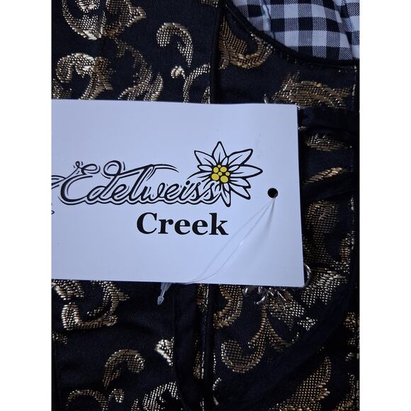 Edelweiss Creek Womens size Small Oktoberfest Dirndl Embriodered Milkmaid Dress - Picture 9 of 13